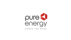 pure energy POWER FOR GOOD