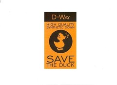 D-WAY, HIGH QUALITY SYNTHETIC DOWN, SAVE THE DUCK