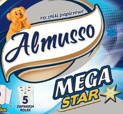 ręczniki papierowe Almusso MEGA STAR 5 ZWYKŁYCH ROLEK