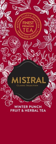 FINEST PREMIUM TEA PROMISED QUALITY MISTRAL CLASSIC SELECTION WINTER PUNCH