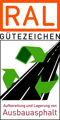 RAL GÜTEZEICHEN Aufbereitung und Lagerung von Ausbauasphalt