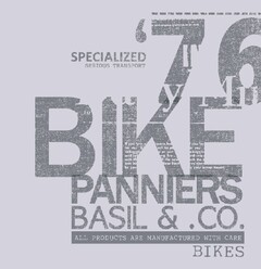 "76 BIKE PANNIERS BASIL & .CO."