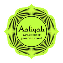 Aafiyah Great taste you can trust