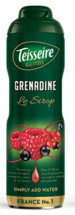 Teísseire Est. 1720 GRENADINE