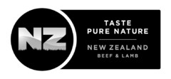 NZ TASTE PURE NATURE NEW ZEALAND BEEF & LAMB