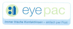 eyepac Immer frische Kontaktlinsen-einfach per Post.