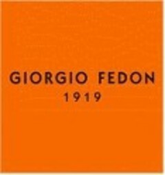 GIORGIO FEDON 1919