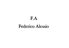 F.A Federico Alessio