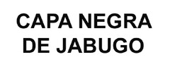 CAPA NEGRA DE JABUGO