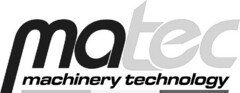 MATEC  machinery technology