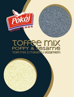 Pokój TRADYCJA JAKOŚĆ Since 1949 TOFFEE MIX POPPY & sesame TOFFI MIX z makiem i sezamem