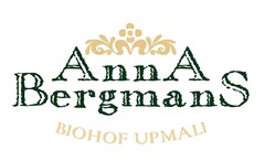 AnnA BergmanS BIOHOF UPMALI S
