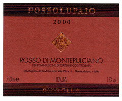 FOSSOLUPAIO 2000 ROSSO DI MONTEPULCIANO ITALIA BINDELLA