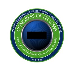 IN RECOGNITION OF PROFESSIONAL ACHIEVEMENT CONGRESS OF FELLOWS CENTER FOR INTERATIONAL LEGAL STUDIES