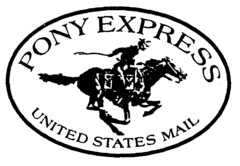 PONY EXPRESS UNITED STATES MAIL