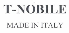 T-NOBILE MADE IN ITALY