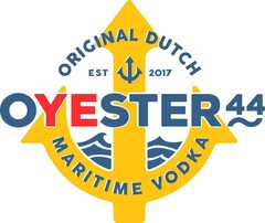 Original Dutch OYESTER 44 Maritime Vodka est.2017
