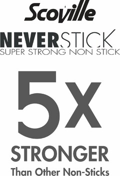 SCOVILLE NEVERSTICK SUPER STRONG NON STICK 5X STRONGER THAN OTHER NON-STICKS