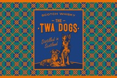 SCOTCH WHISKY THE TWA DOGS Distilled in Scotland