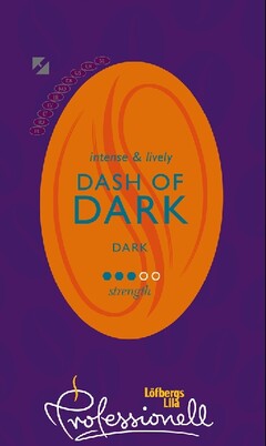 DASH OF DARK strenght intense & lively Löfbergs Lila Professionell