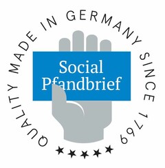 Social Pfandbrief Quality made in Germany since 1769
