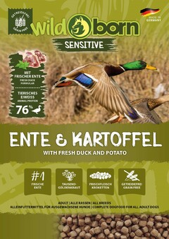 wildborn sensitive Ente & Kartoffel