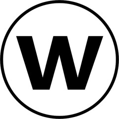 W