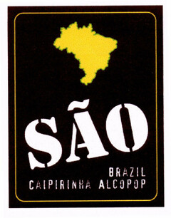SÃO BRAZIL CAIPIRINHA ALCOPOP