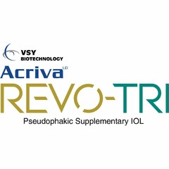 vsy biotechnology acriva ud revo-tri pseudophakic supplementary iol