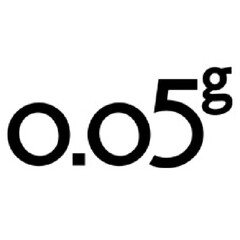 0.05g