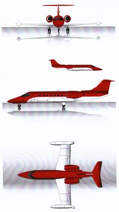 Markenschutz als Positionsmarke wird beansprucht für zwei gewölbt geschwungene Farbflächen, die auf ein Flugzeug (Positionsträger) angebracht sind, wie durch die grafische Wiedergabe der Marke definiert. Dabei handelt es sich um eine rote (PANTONE 485) und eine weiße Farbfläche, die unmittelbar aneinander angrenzen. Die rote Farbfläche umschließt Vorderteil und Oberseite des Positionsträgers, die weiße Farbfläche umschließt Hinterteil und Unterseite.