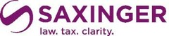 SAXINGER law . tax . clarity .