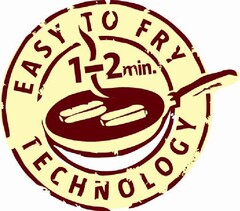 EASY TO FRY TECHNOLOGY 1-2 min.