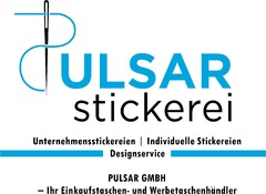 PULSAR stickerei Unternehmensstickereien Individuelle Stickereien Designservice PULSAR GMBH  Ihr Einkaufstaschen- und Werbetaschenhändler