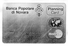 Banca Popolare di Novara BPN Planning Card MasterCard