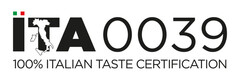 ITA 0039 100% ITALIAN TASTE CERTIFICATION