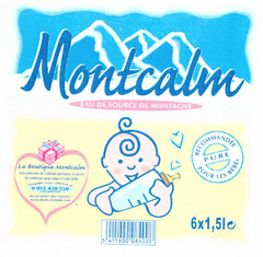 Montcalm EAU DE SOURCE DE MONTAGNE