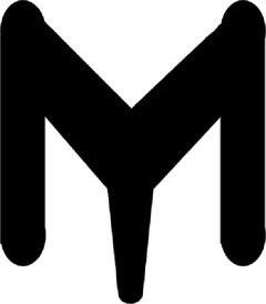 The mark consists of the wording "M" with design