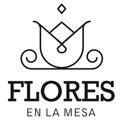 FLORES EN LA MESA