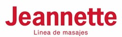 JEANNETTE LINEA DE MASAJES