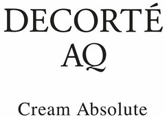 DECORTÉ AQ Cream Absolute