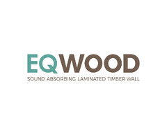 EQWOOD sound absorbing laminated timber wall