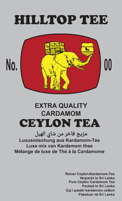 HILLTOP TEE No.00 EXTRA QUALITY CARDAMOM CEYLON TEA