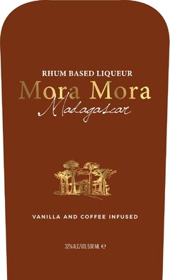 Rhum Based Liqueur Mora Mora Madagascar Vanilla and coffee infused