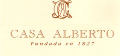 CA CASA ALBERTO Fundada en 1827