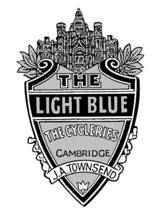 THE LIGHT BLUE - THE CYCLERIES - CAMBRIDGE - J.A. TOWNSEND