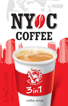 NYC COFFEE new generation 3 in 1 coffee drink