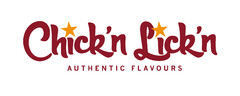 Chick'n Lick'n AUTHENTIC FLAVOURS