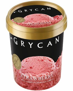 GRYCAN STRAWBERRY REAL DAIRY LUXURY ICE CREAM Z. GRYCAN WITH MY PERSONAL GUARANTEE