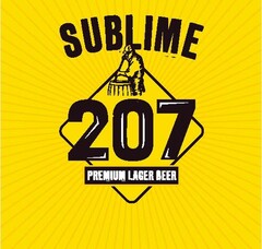 SUBLIME 207 PREMIUM LAGER BEER